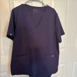 Figs dark purple scrubs new without tags xxl